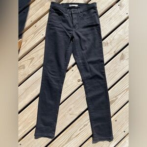 levi’s 311 shaping skinny black jeans